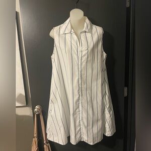 Banana Republic Women's Sleeveless Cotton Dress M Lagenlook